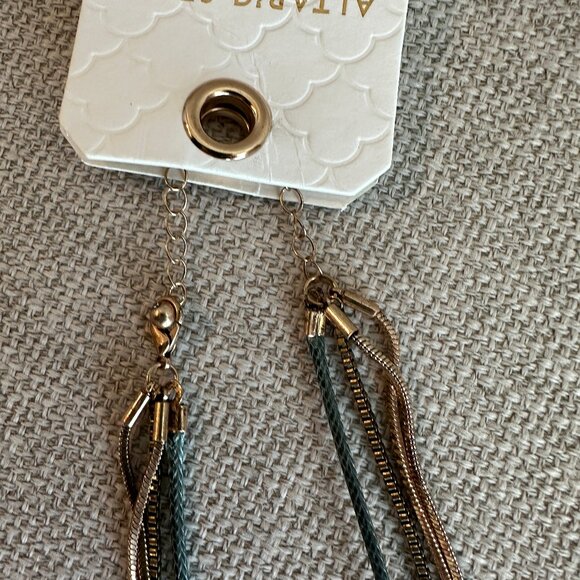 Altar'd State Antique Gold Layered Necklace with Pendant - NEW WITH TAG - Picture 7 of 9